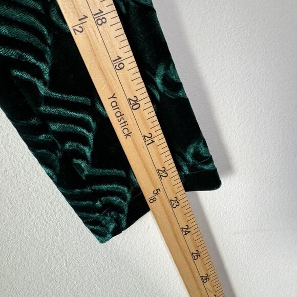 Vtg Scott McClintock Dress Women 8 Green Velvet Full Length Elegant Old Money - Picture 8 of 9